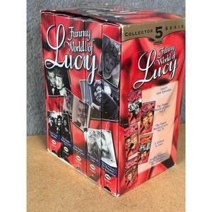 Funny World of Lucy Collector 5 Series VHS Box Set Lucille Ball Goodtimes 1997
